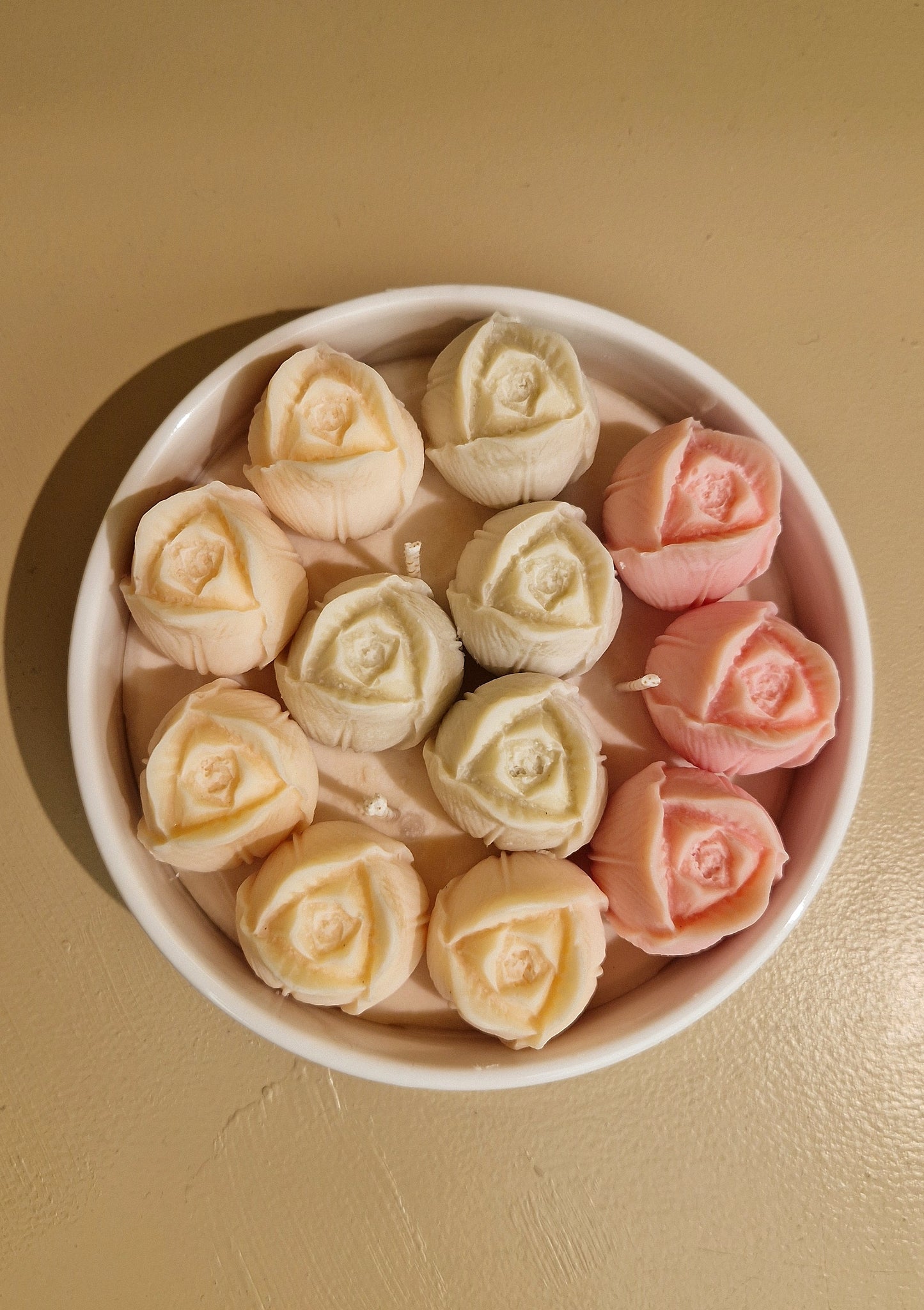 Blush Rose Candle Bowl