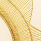 Malawian Rattan ZigZag Mirror Frame (only)