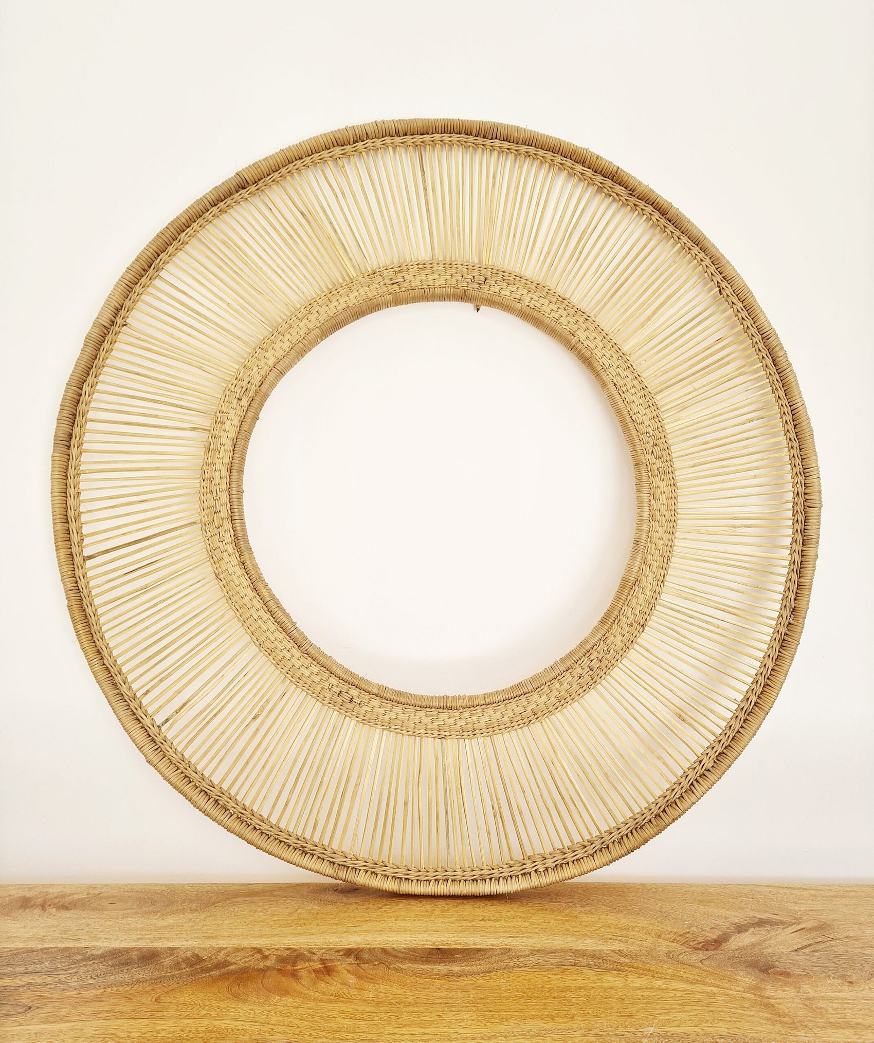 Malawian Round Mirror Frame (only)