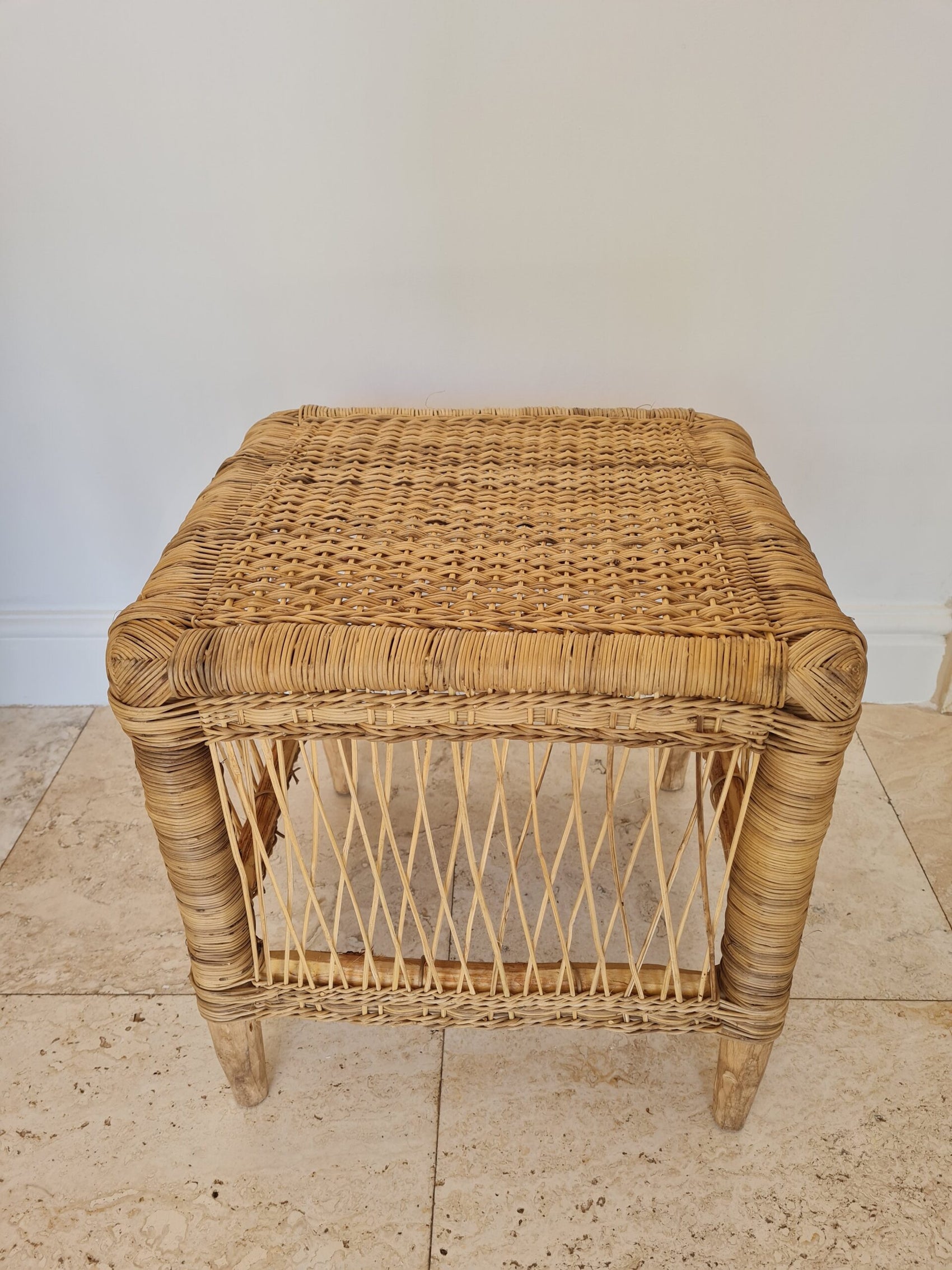 Natural Rattan Side Table