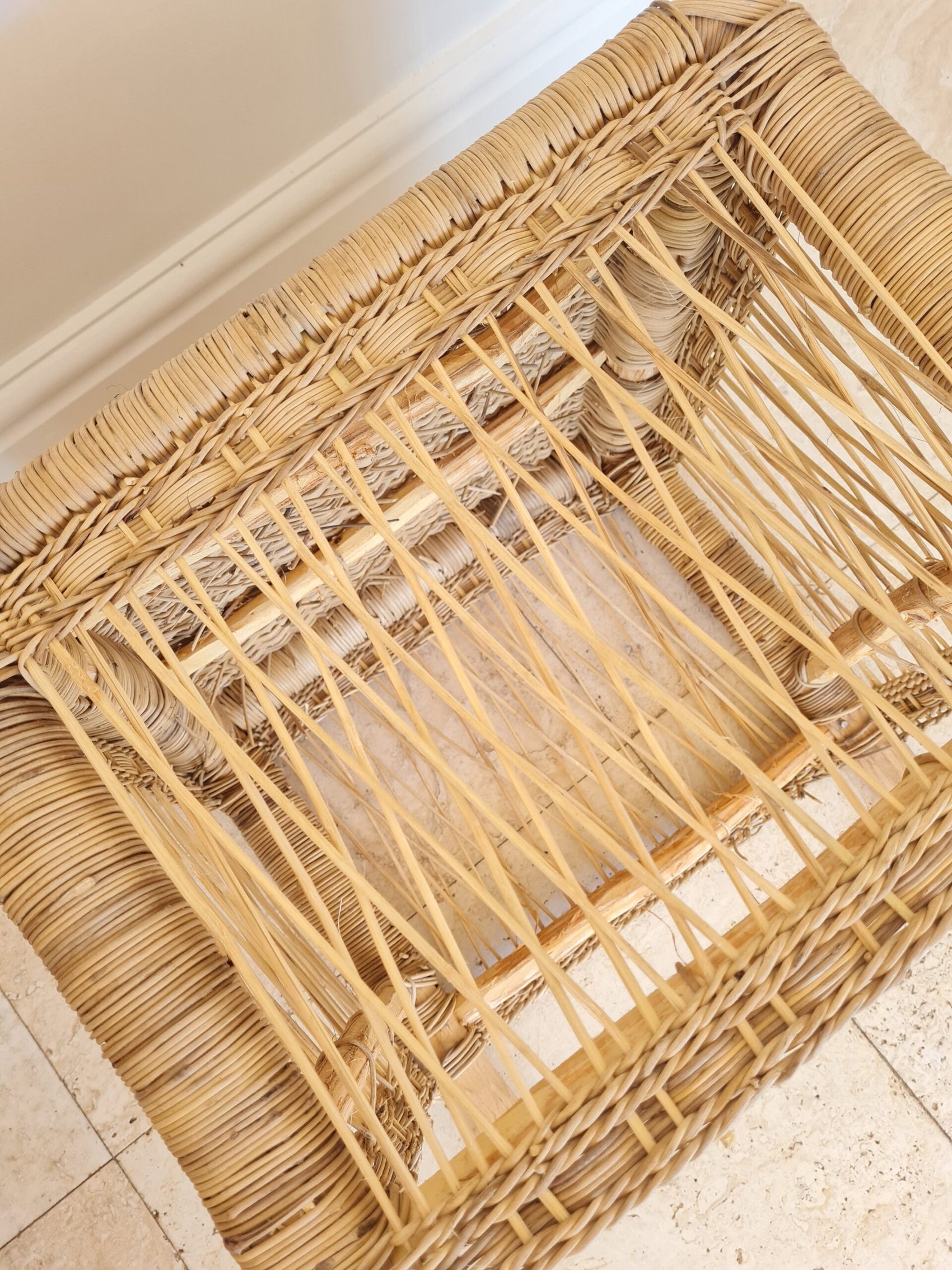 Natural Rattan Side Table