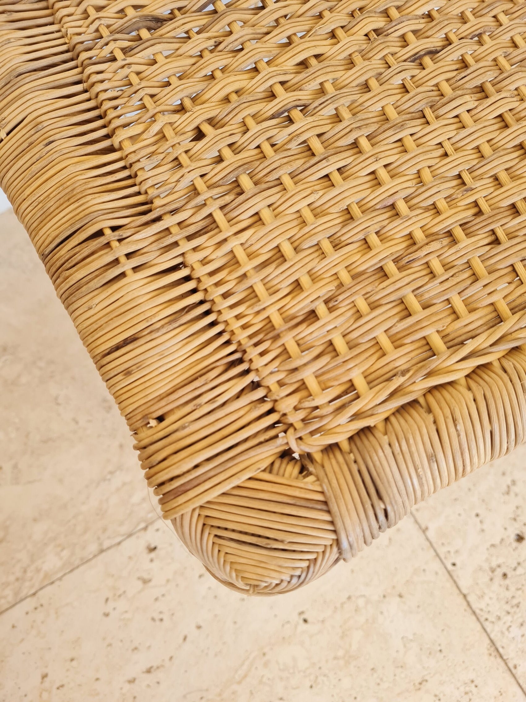 Natural Rattan Side Table