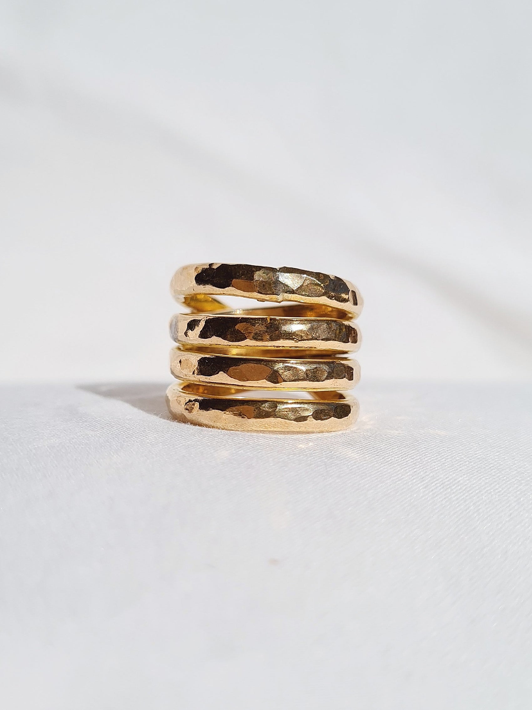 Classic Four Band Ring – Brass