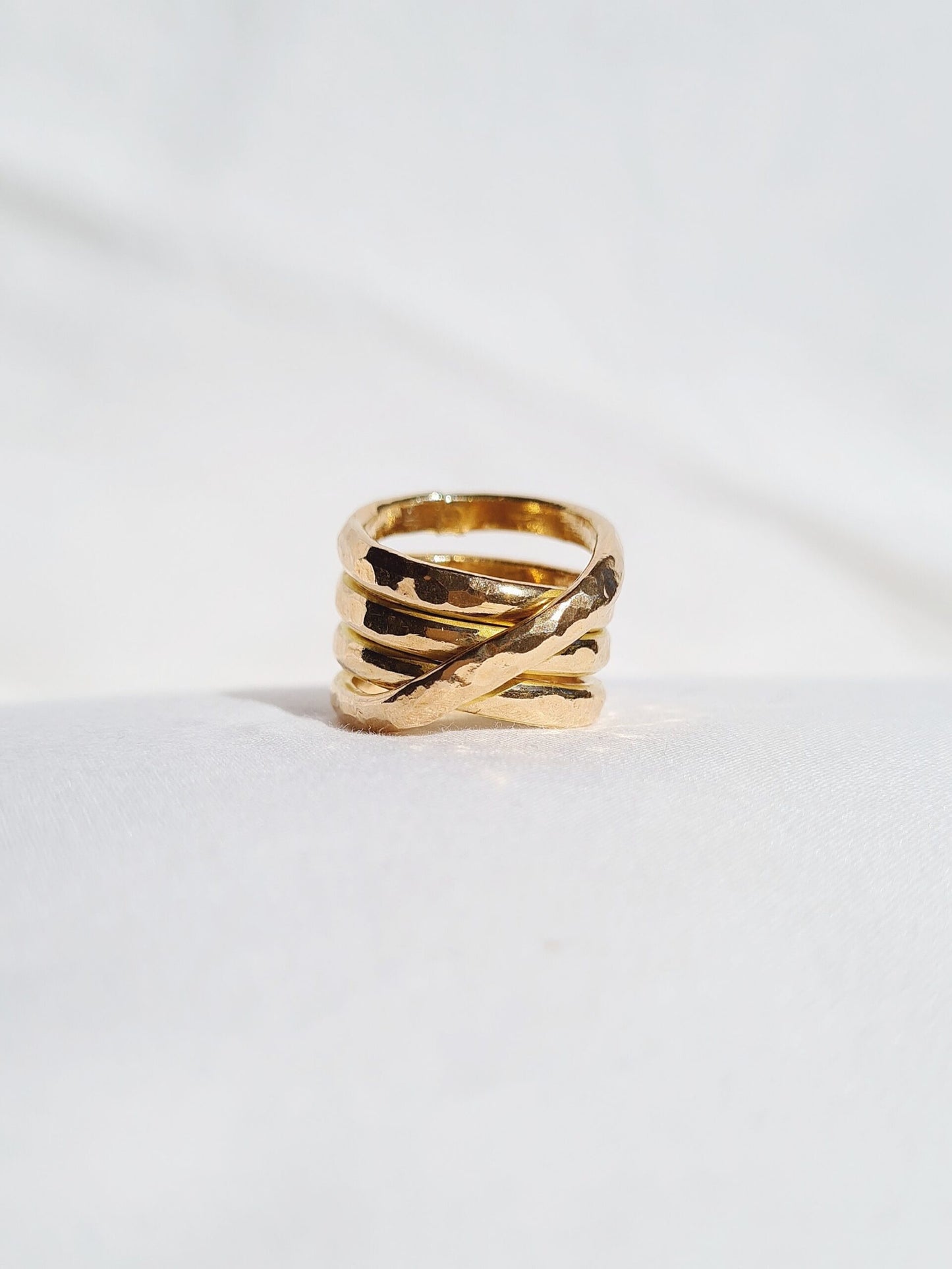 Classic Four Band Ring – Brass
