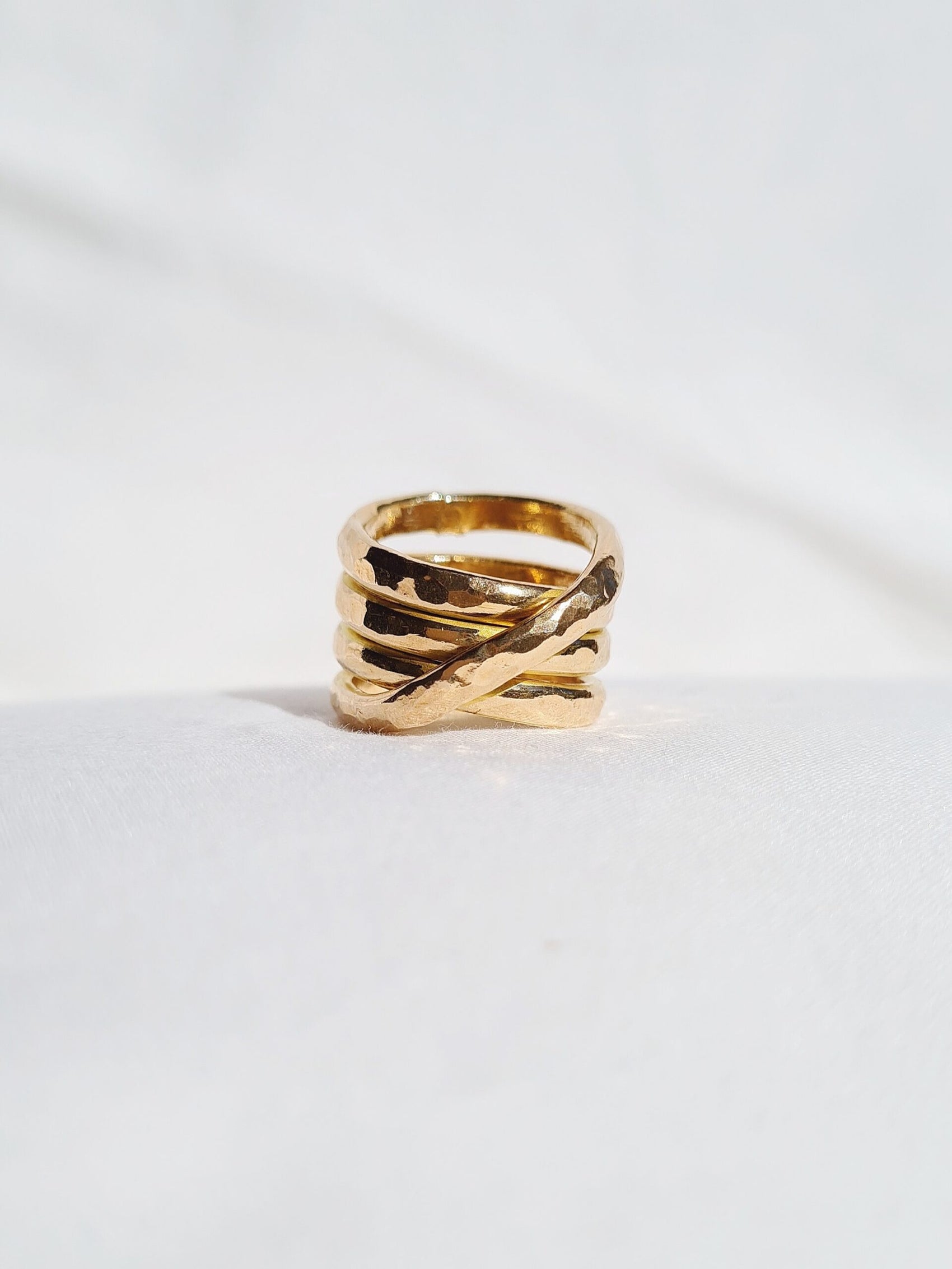 Classic Four Band Ring – Brass