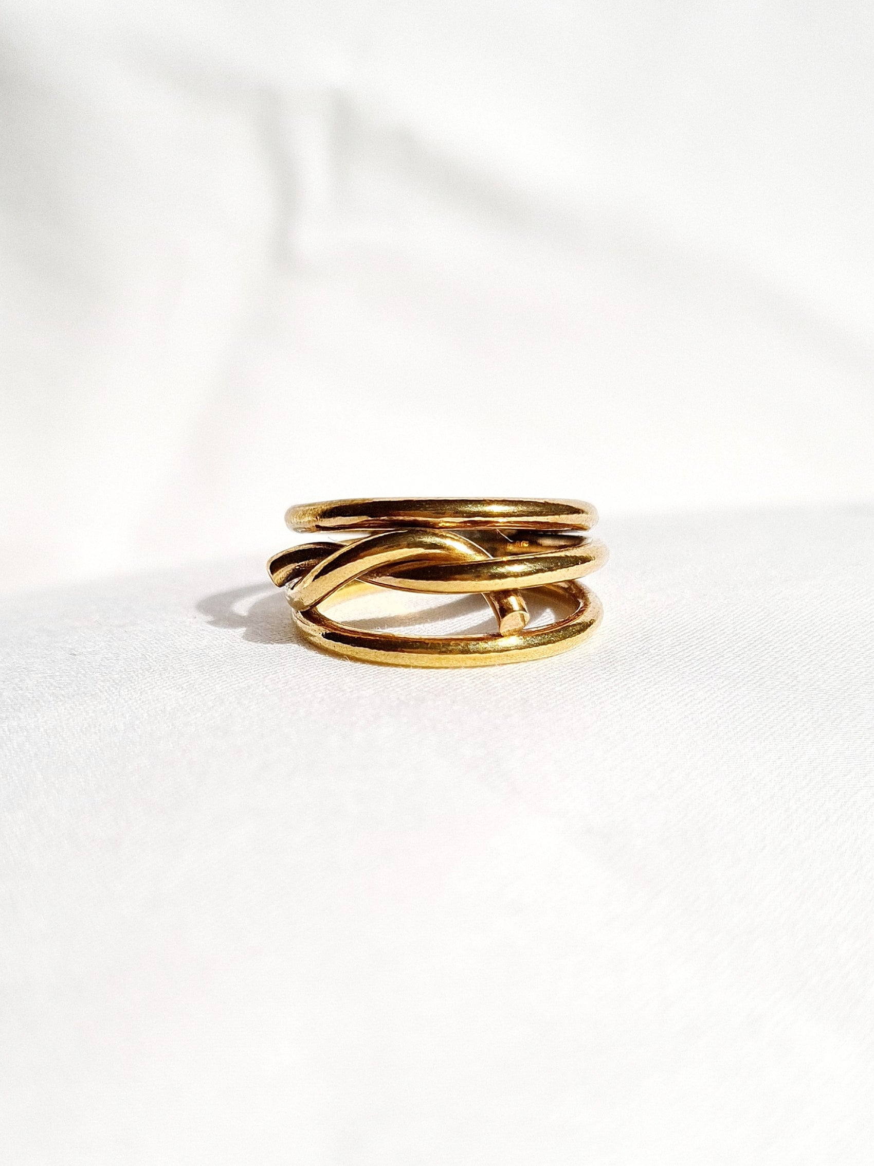 Infinity Ring Design - Brass