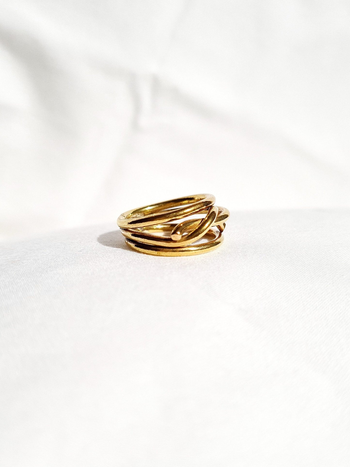 Infinity Ring Design - Brass
