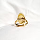 Cowrie shell ring– Brass