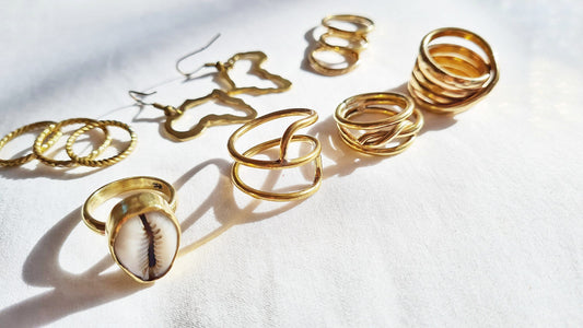 Africa Map Earrings
