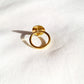 Kasimbi - Oval Ring Design - Brass