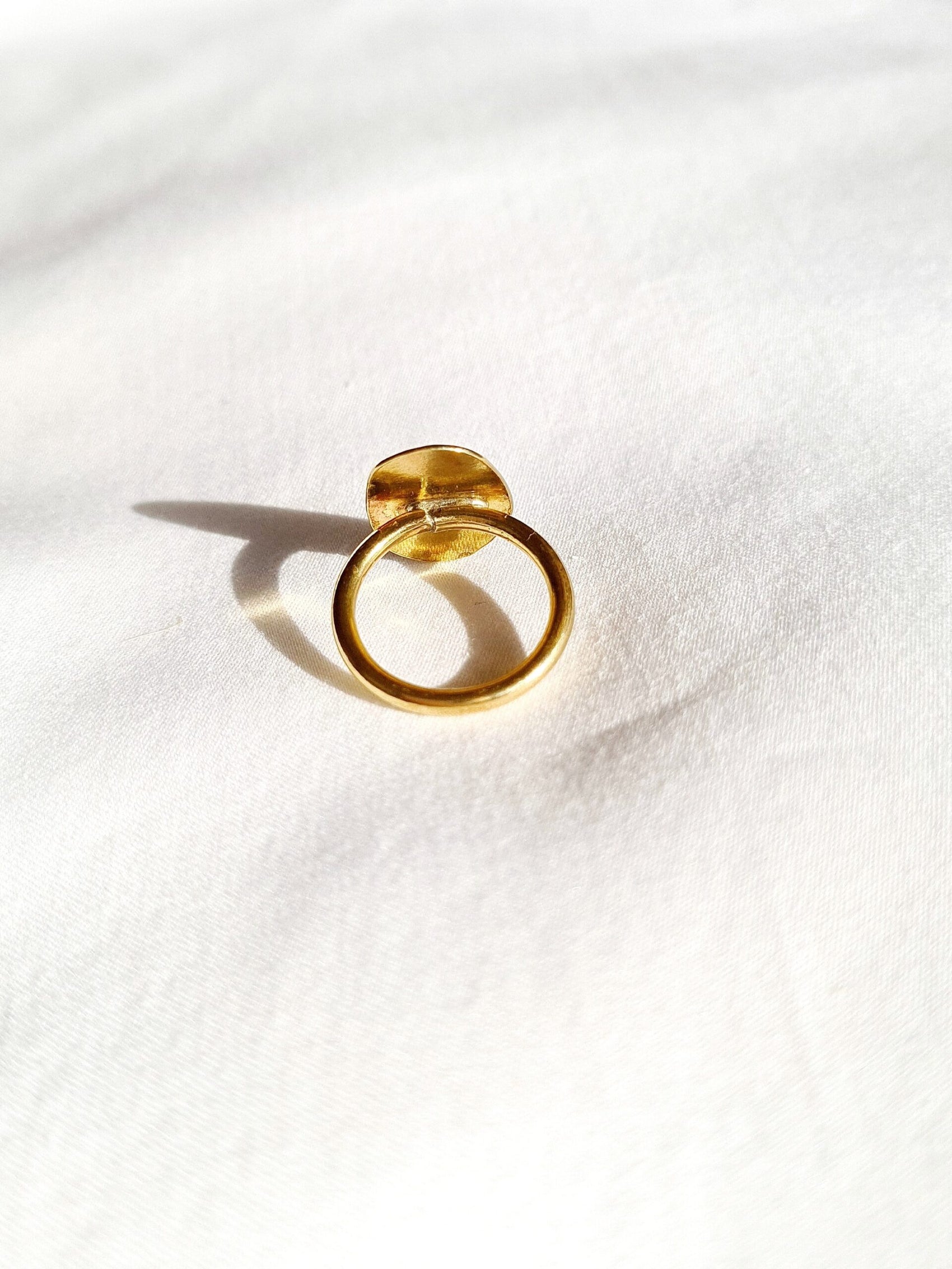 Kasimbi - Oval Ring Design - Brass