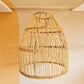 2 Small Basket Wicker Lampshades
