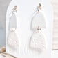 Elegant handmade clay earrings