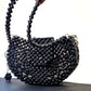 Sunset black beaded bag by Phiona's Touch