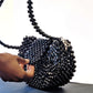 Sunset black beaded bag by Phiona's Touch