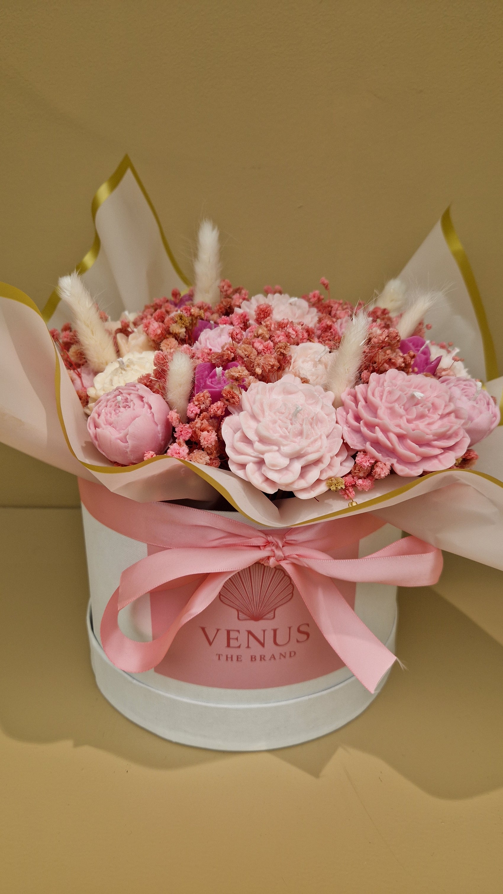 Soy Wax Flower Bouquet – Eternal Elegance