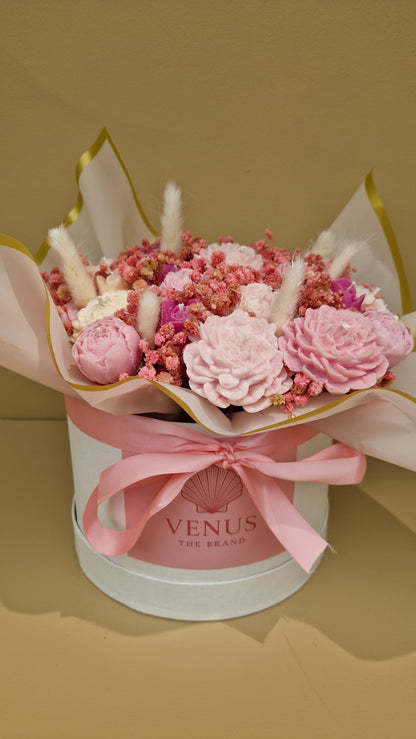 Soy Wax Flower Bouquet – Eternal Elegance