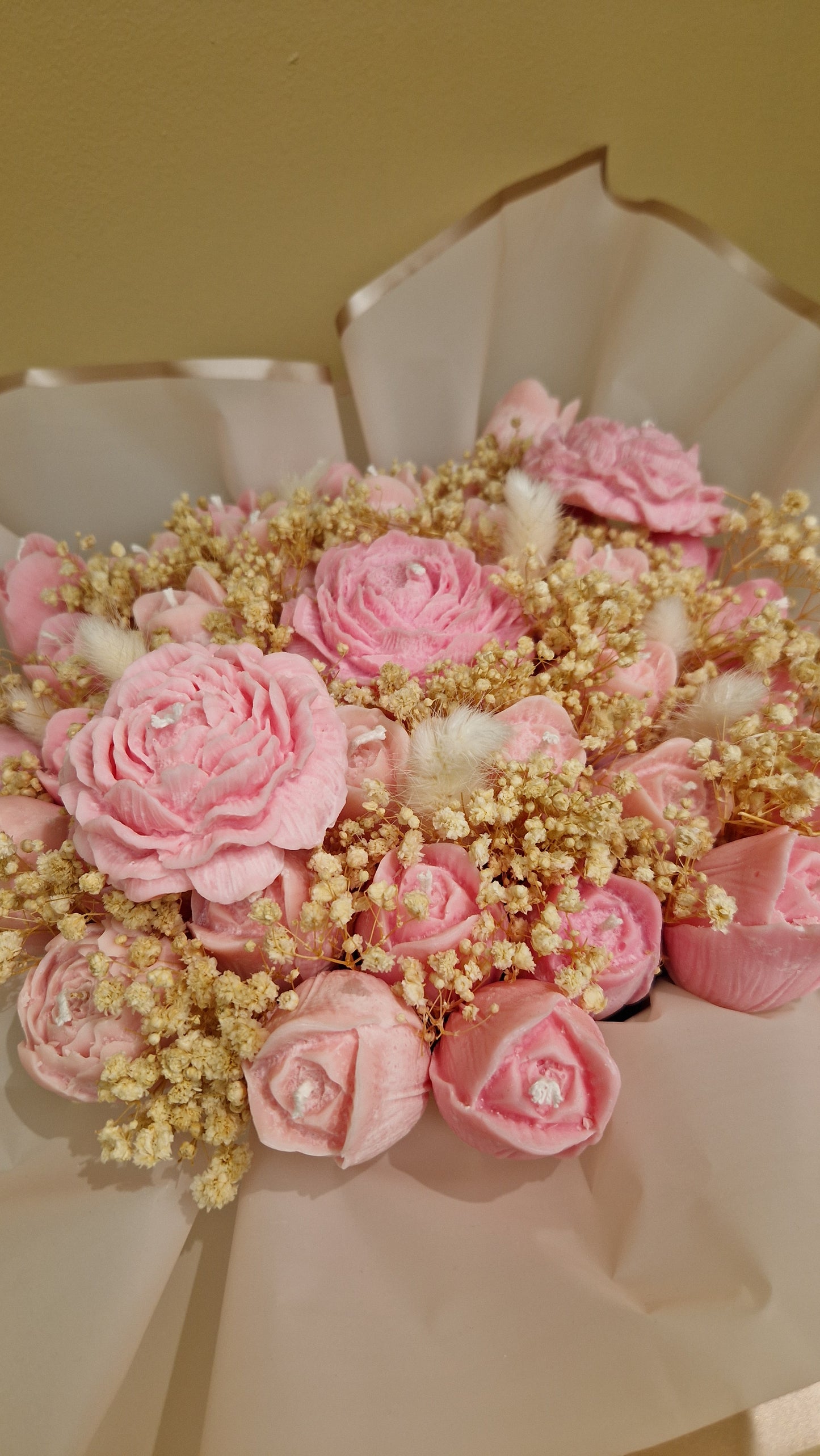 Soy Wax Flower Bouquet – Eternal Elegance
