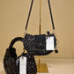 Sunset black beaded bag by Phiona's Touch