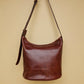 The Alice Burgundy Leather by Olive Bean