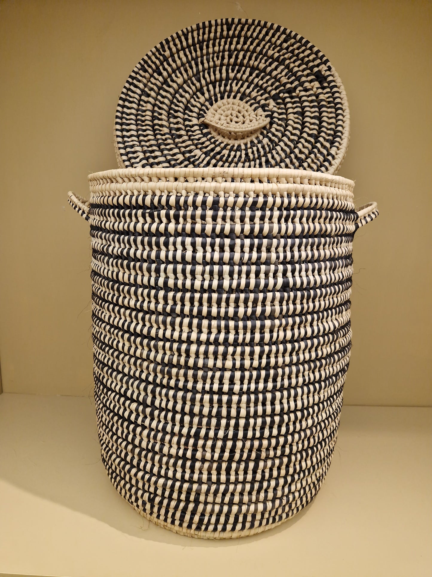 Mama Winnie Handwoven Laundry Basket with Lid