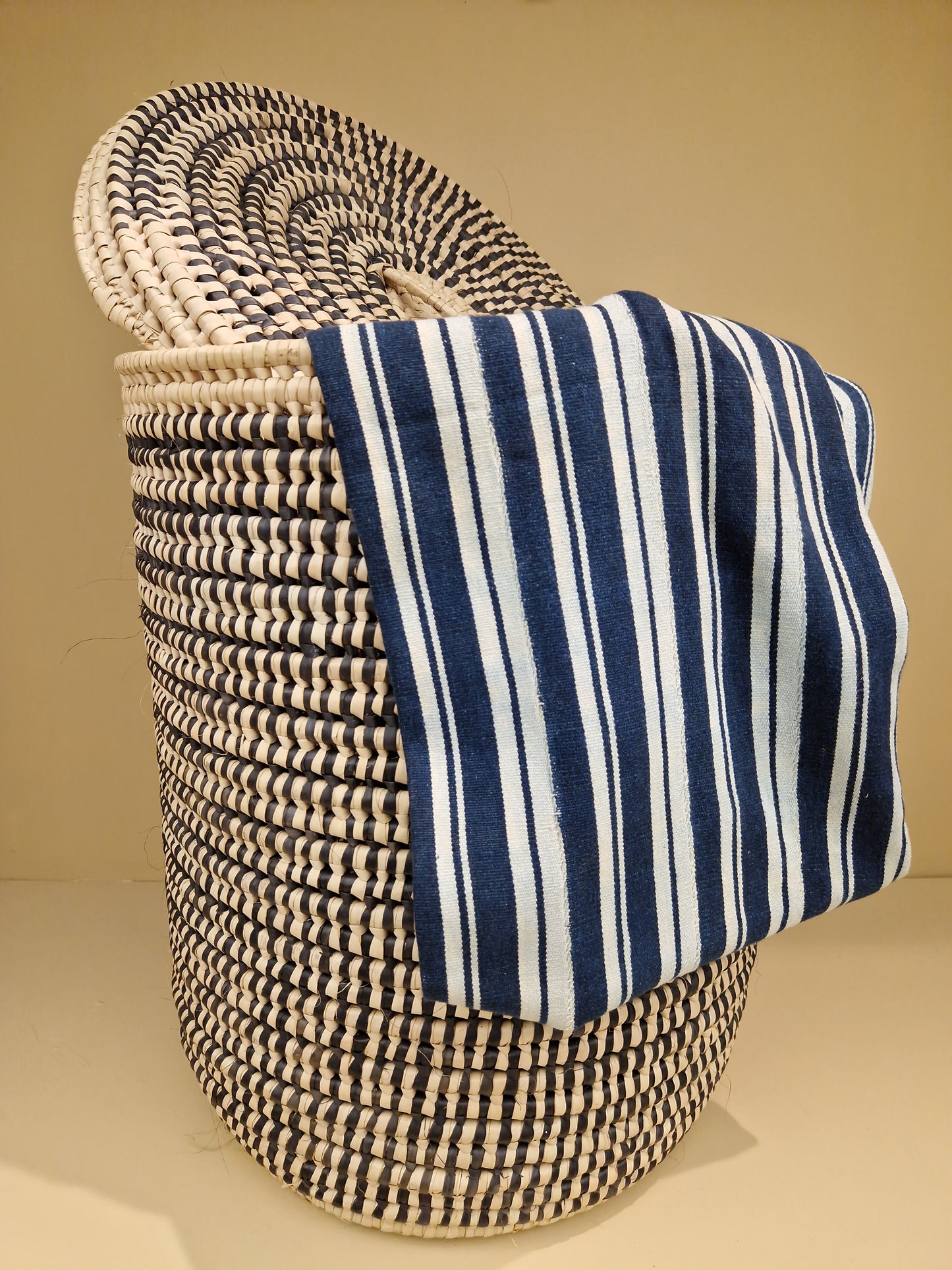Mama Winnie Handwoven Laundry Basket with Lid