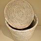 Mama Winnie Handwoven Natural Laundry Basket with Lid