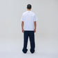 INDIGO T-SHIRT IN WHITE