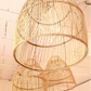 3 set Basket Wicker Lampshades