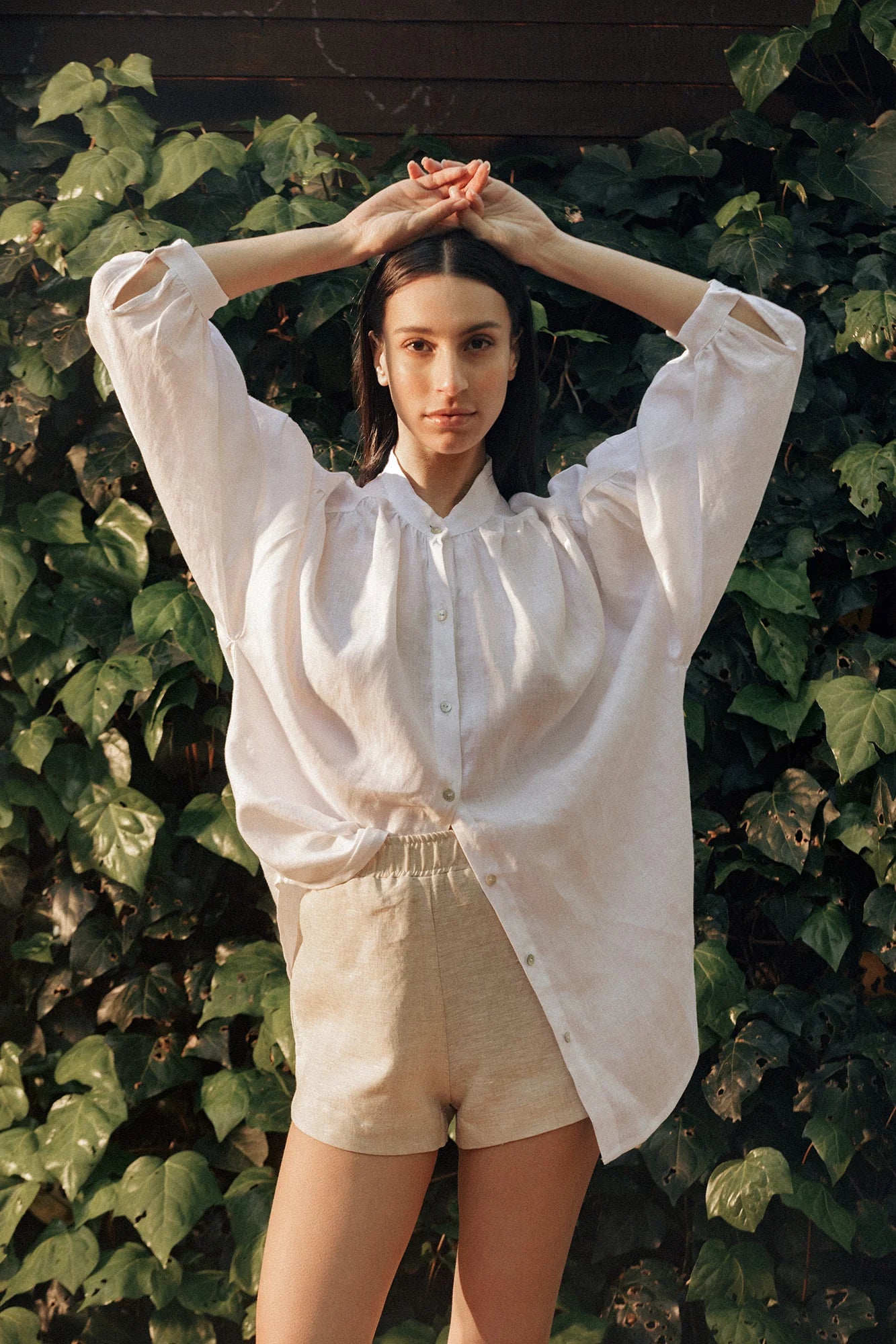Bartolomeu Linen Shirt | White