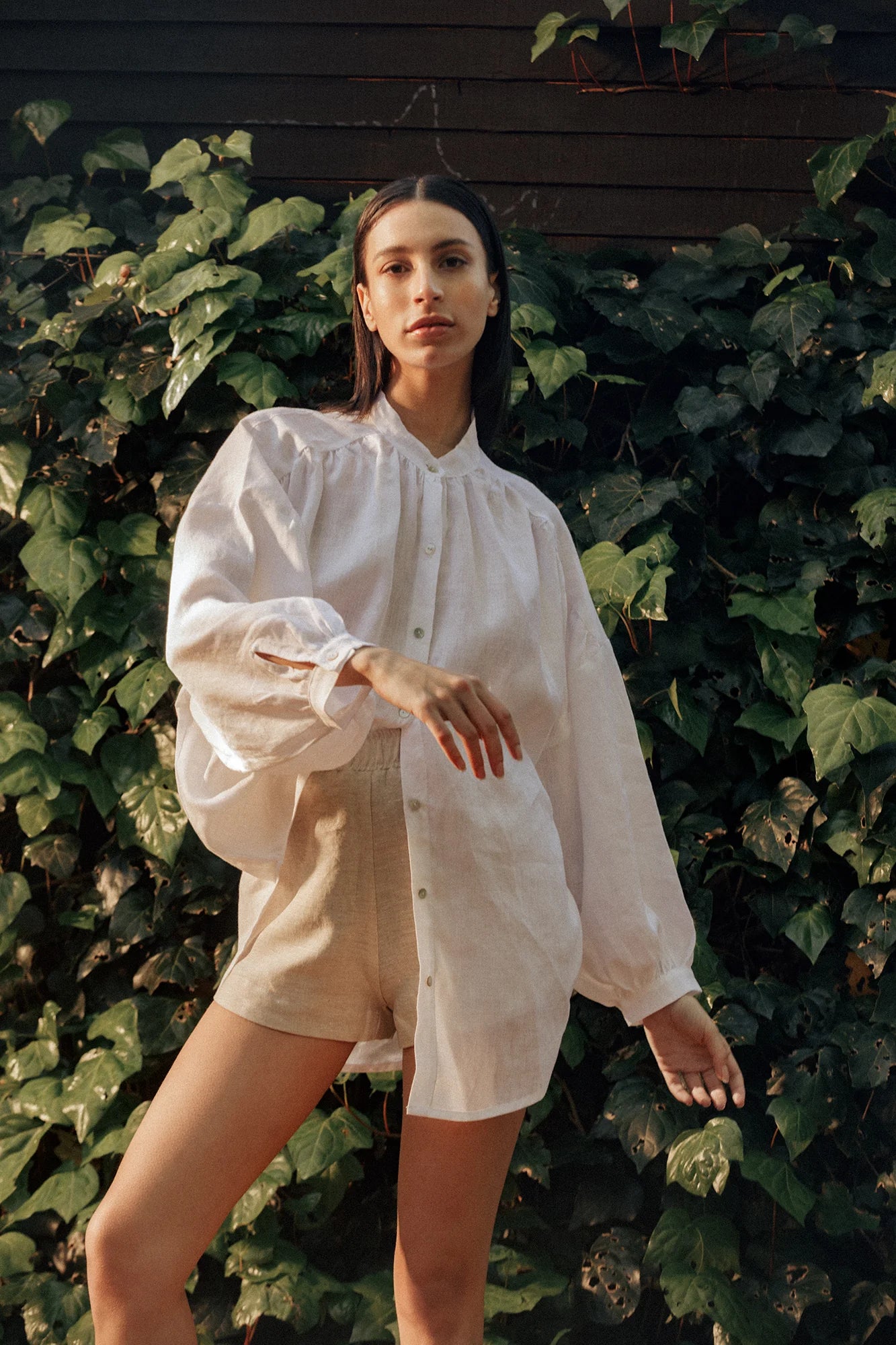Bartolomeu Linen Shirt | White