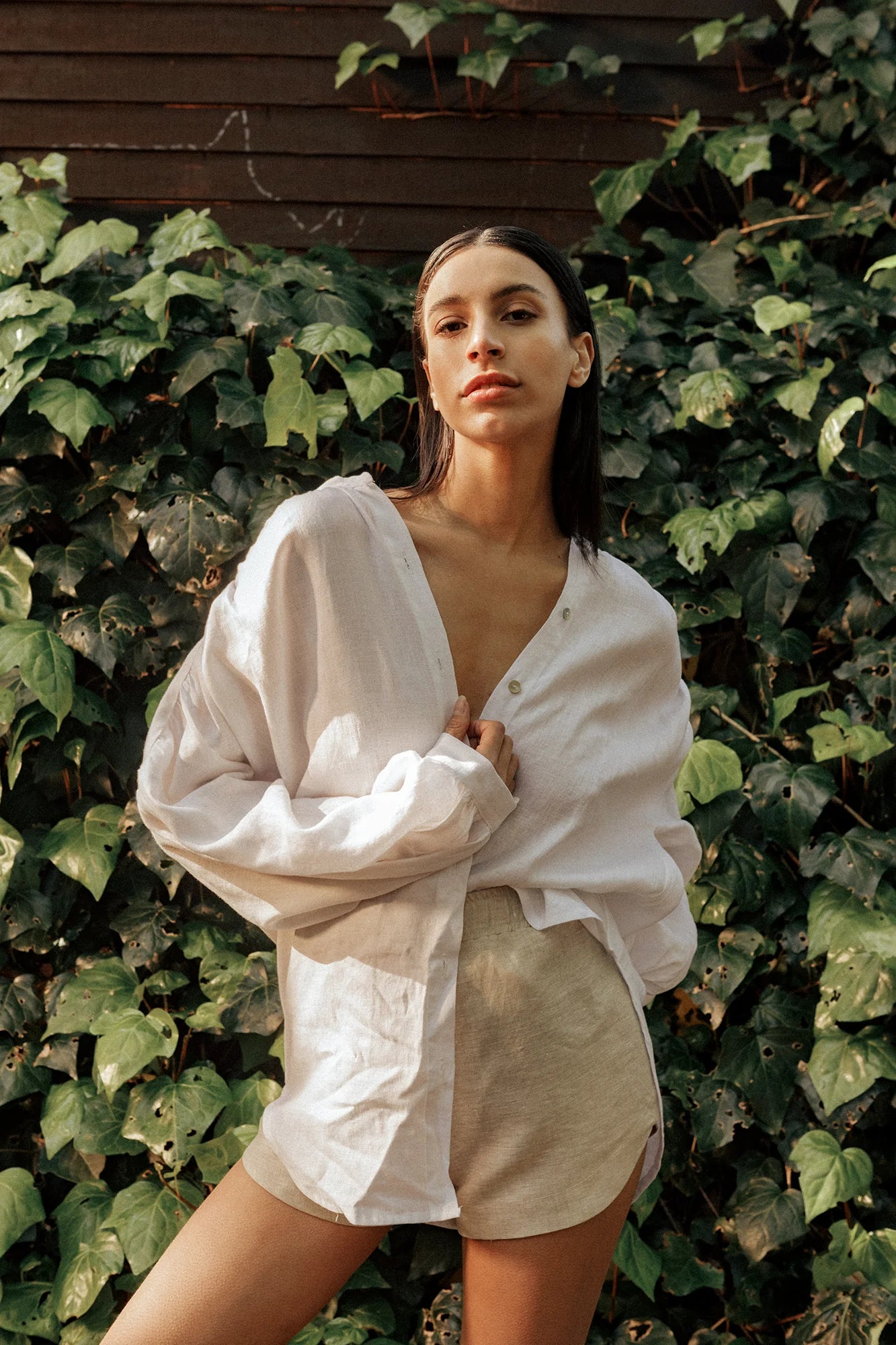 Bartolomeu Linen Shirt | White