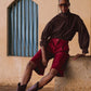 Loot Suede Bermuda Shorts