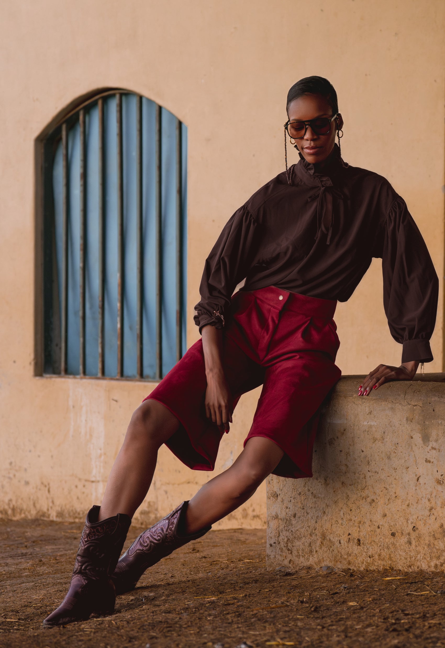 Loot Suede Bermuda Shorts