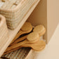 Bamboo Body Brush, Dry Brush with Natural Bristles