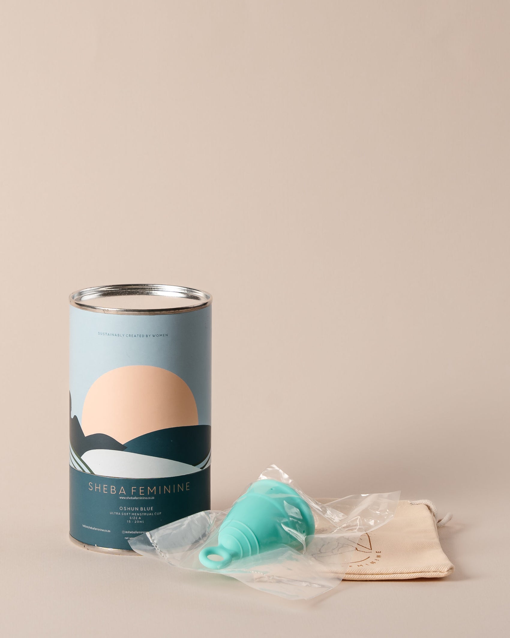 Sheba Oshun Blue Size A Menstrual Cup