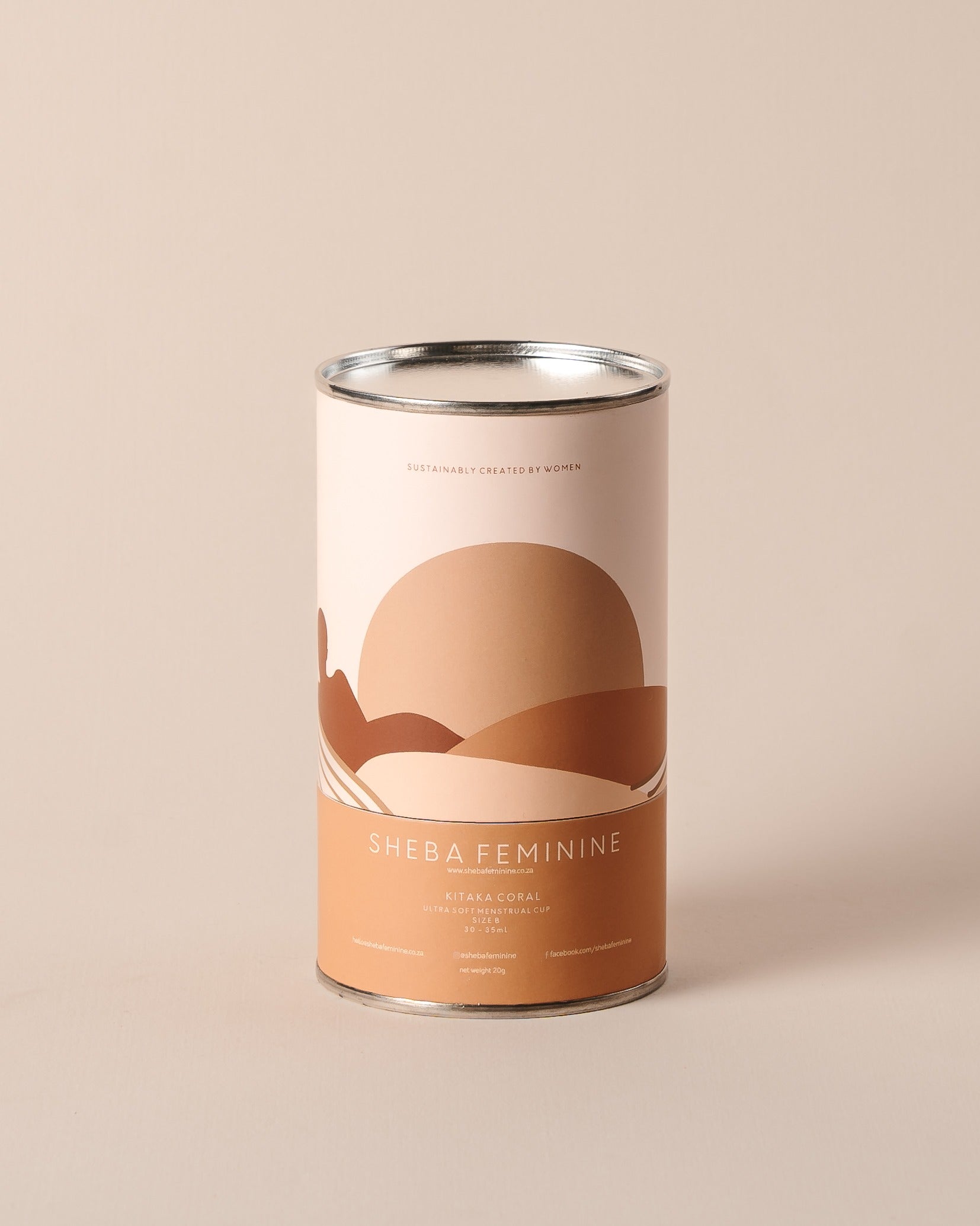Sheba Kitaka Coral Size B Menstrual Cup