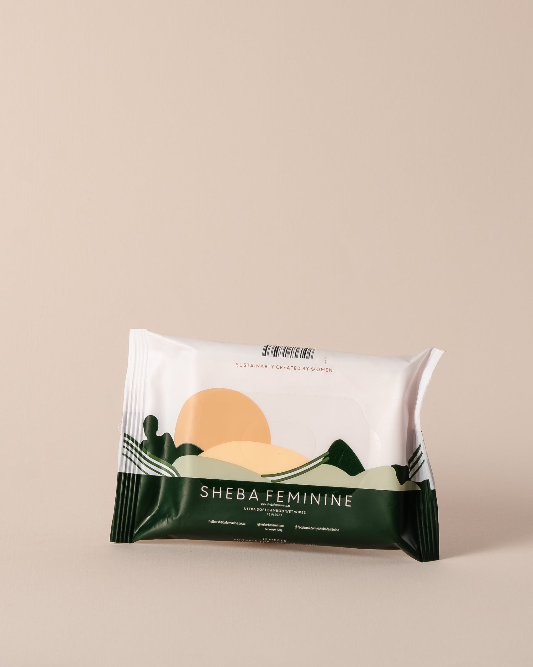 Sheba biodegradable intimate wet wipes