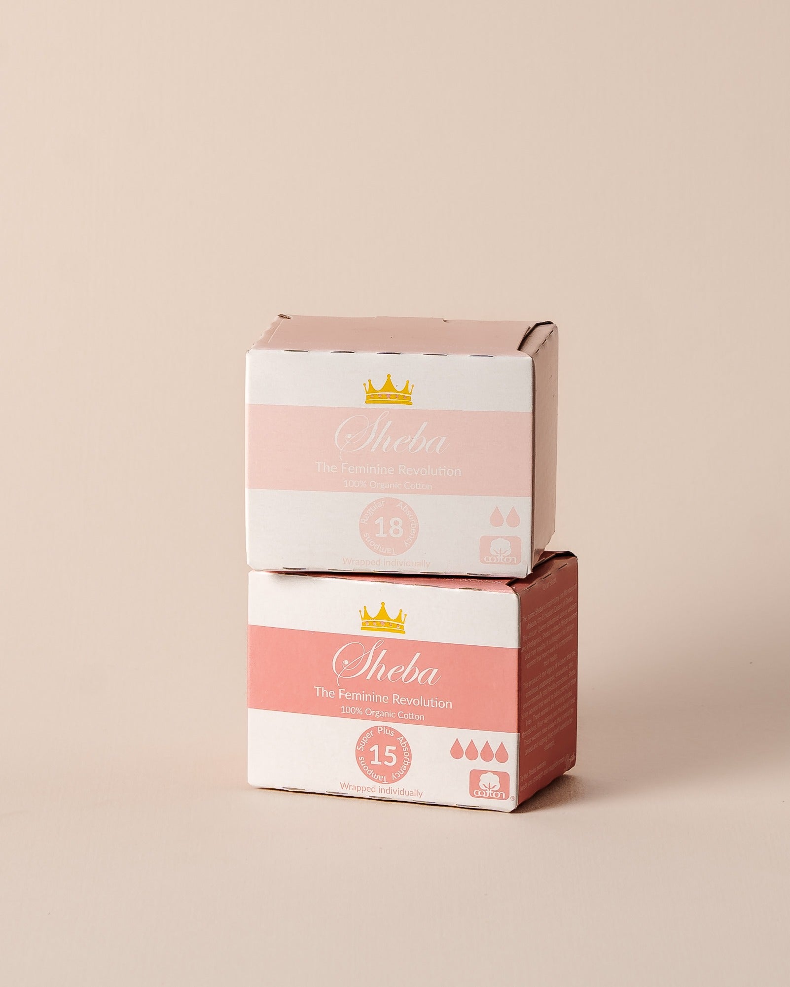 Sheba Feminine 100% Organic &; Biodegradable Tampons