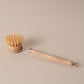 Bamboo Dish Brush with Natural Sisal Bristles