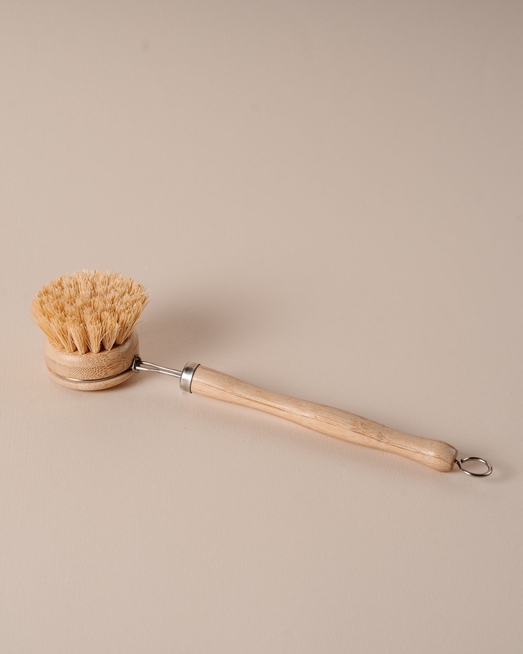 Bamboo Dish Brush with Natural Sisal Bristles