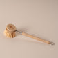 Bamboo Dish Brush with Natural Sisal Bristles