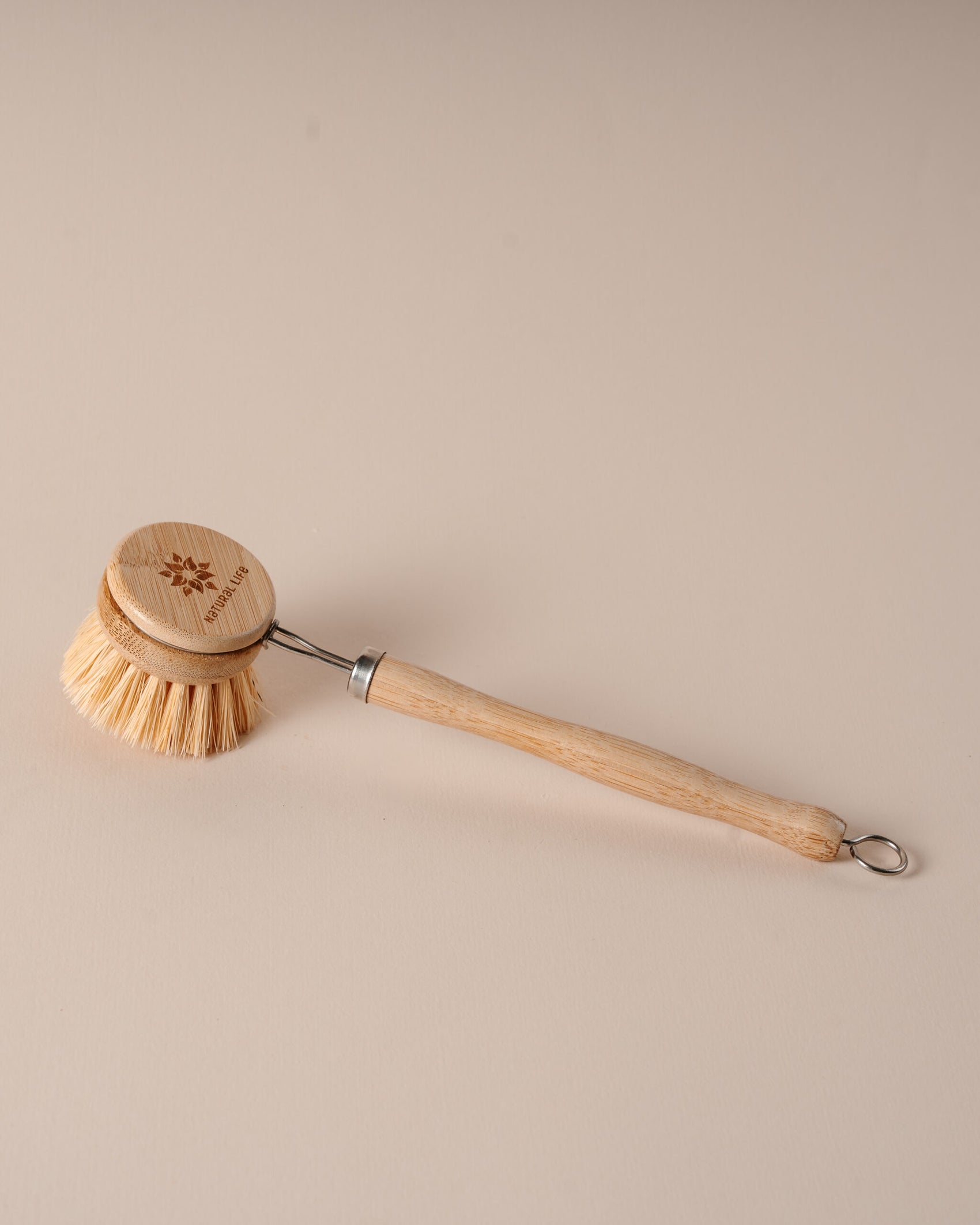 Bamboo Dish Brush with Natural Sisal Bristles