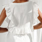 Musea - Linen Frilly Top