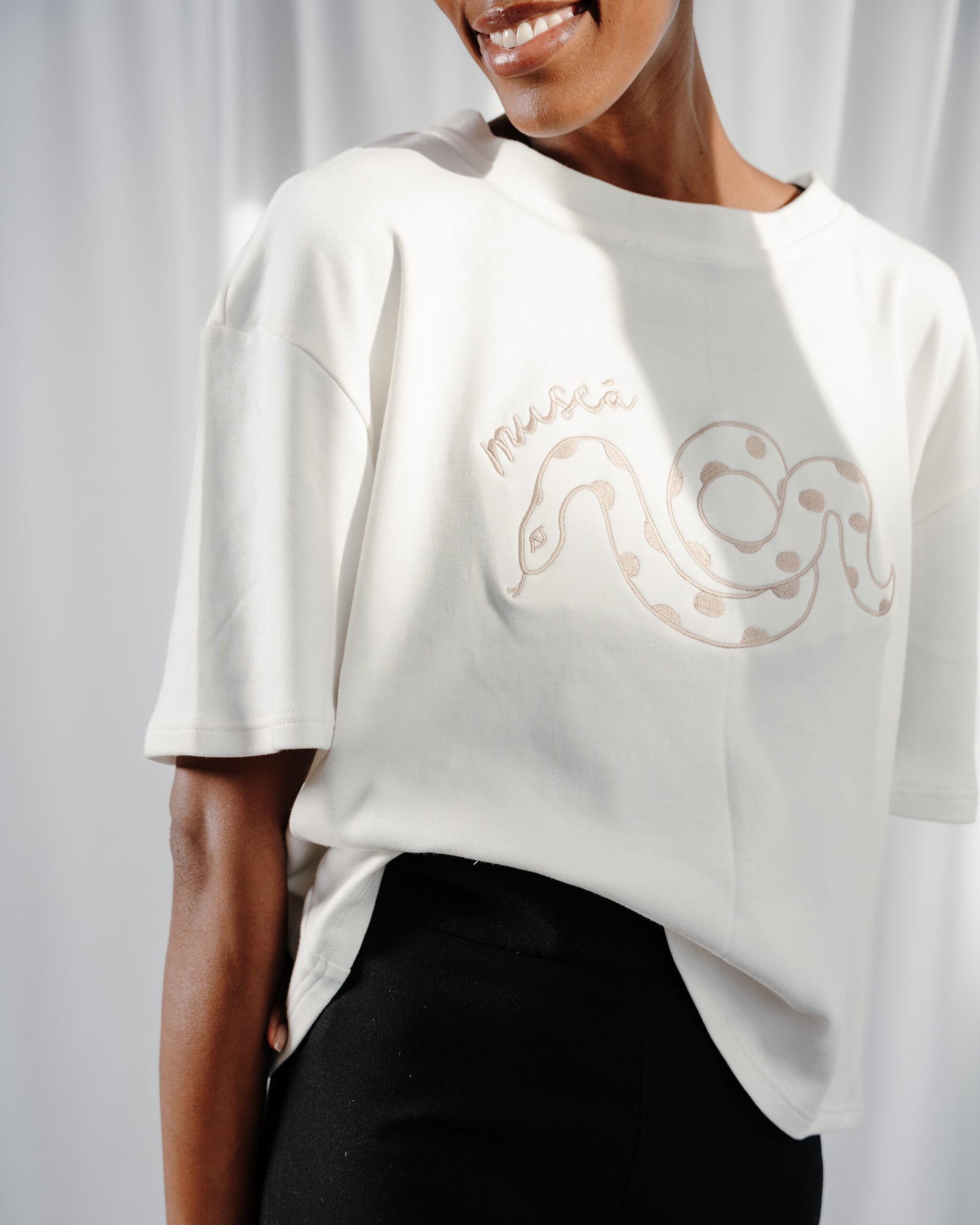 100% Cotton Embroidered T-shirt