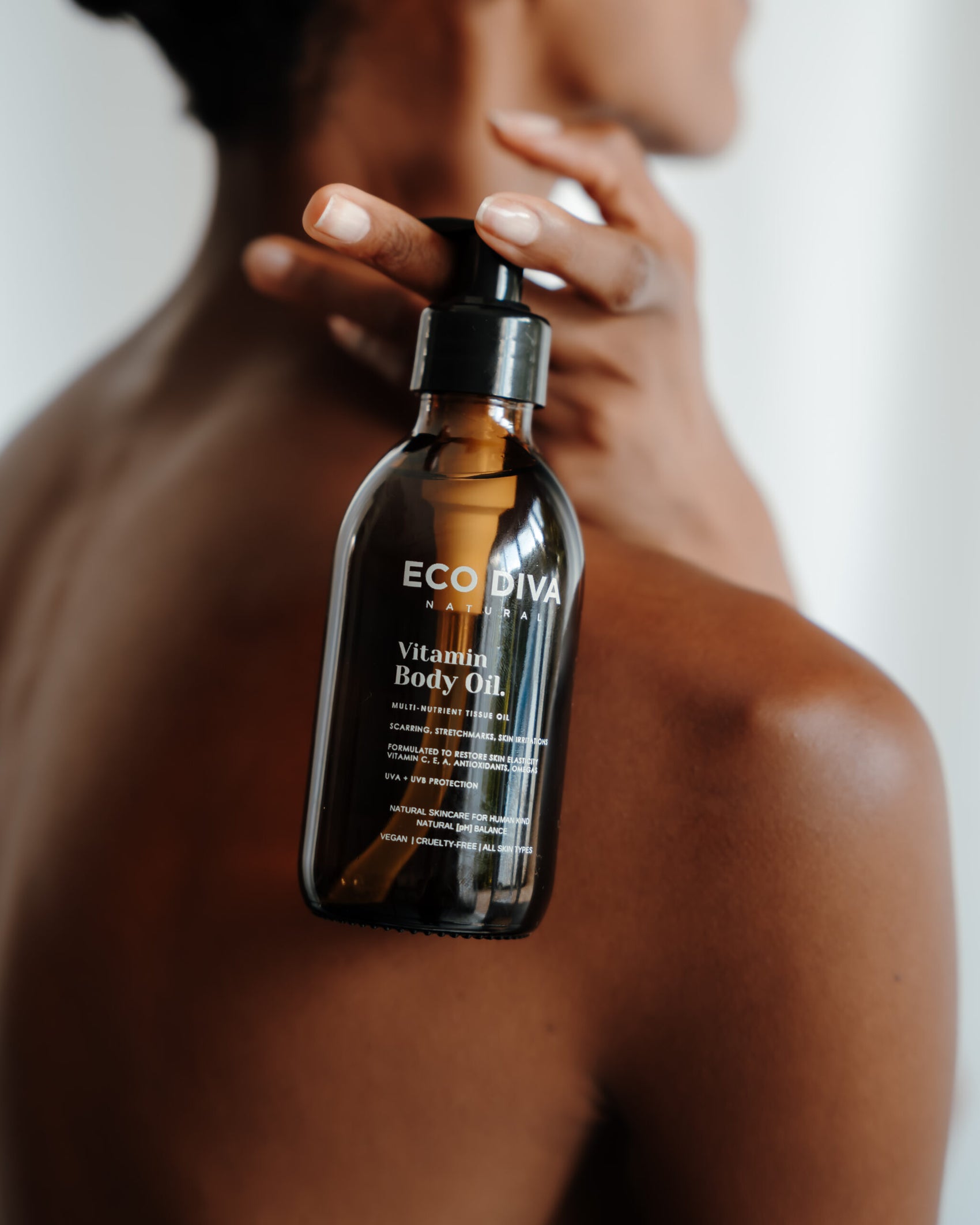 Vitamin Body Oil - Rich Tissue Oil with Vitamins, Antioxidants, Superfoods, SPF