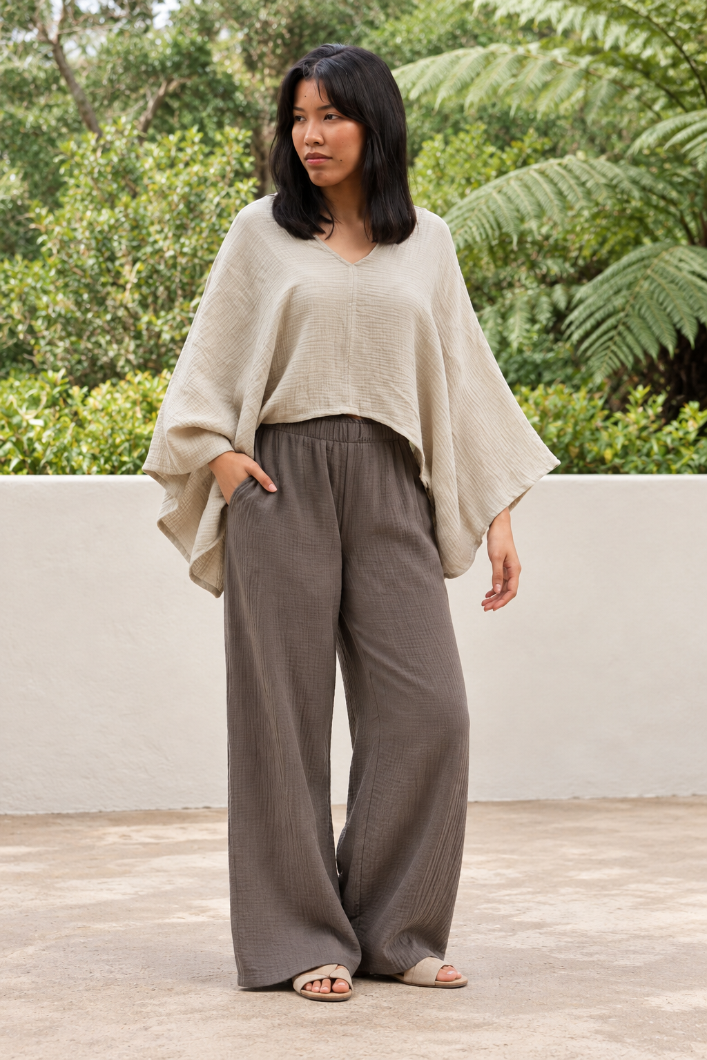 LURVE | Muslin Wide-Leg Trousers