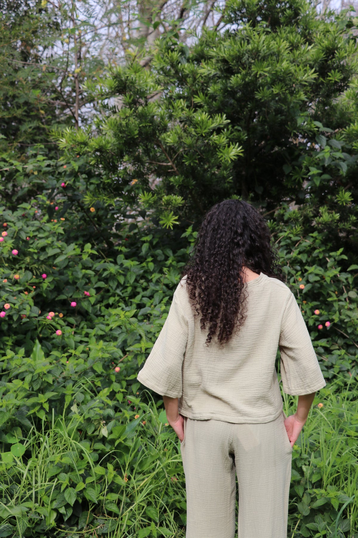 LURVE | Relaxed Muslin Co-Ord Set – Sage Green