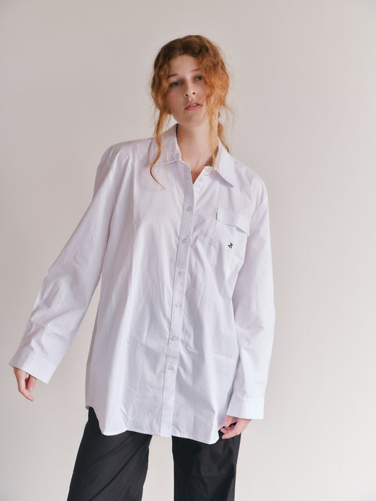 Oversized Unisex Shirt  100% Cotton by Merlin