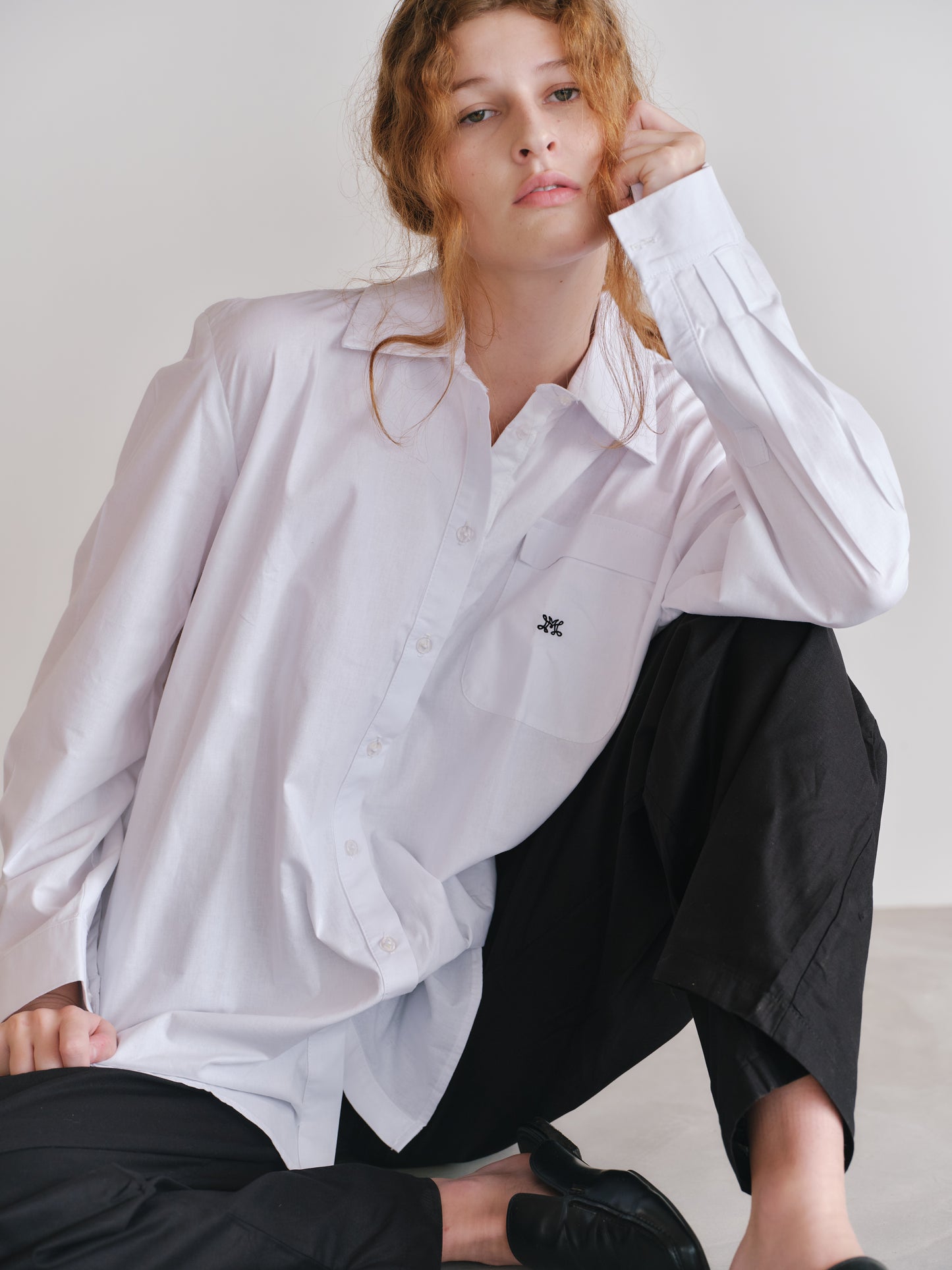 Oversized Unisex Shirt  100% Cotton by Merlin